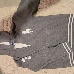 Polo Ralph Lauren hooded boys sweatshirt Size 7.